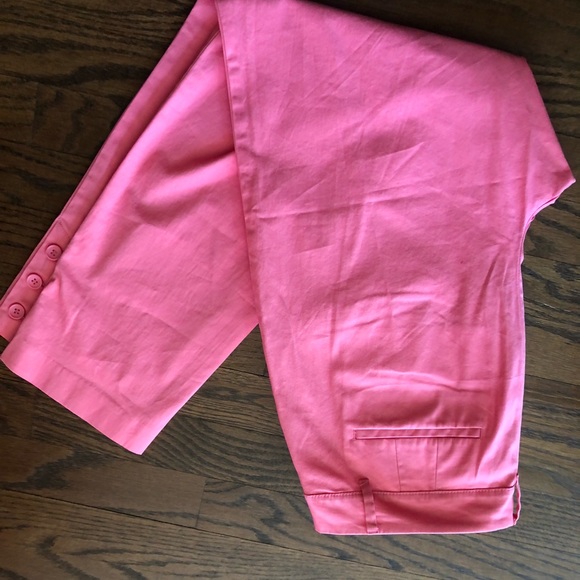 NWT Talbots Pink Perfect Crop Pants - Picture 8 of 8